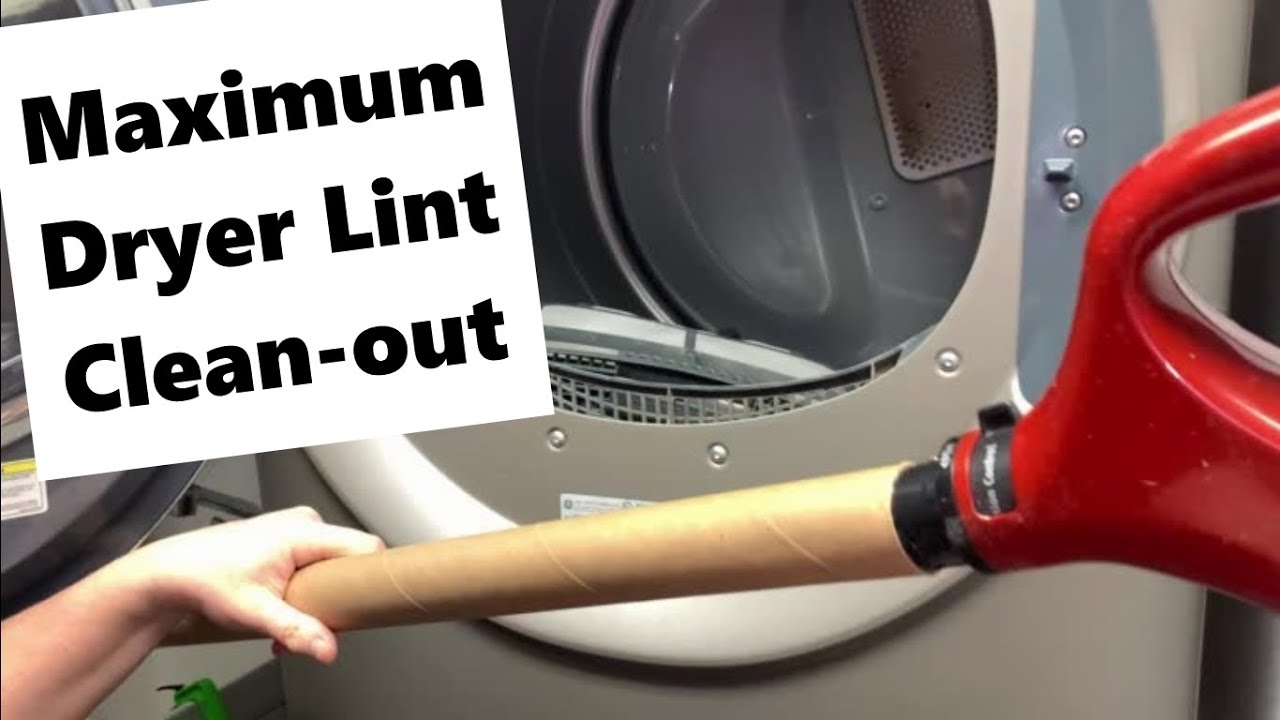 HOW TO OPEN A GE DRYER TO CLEAN IT visual data 5