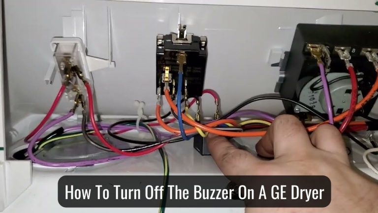 How To Turn Off The Buzzer On A Ge Dryer