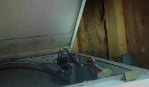 HOW TO OPEN A GE DRYER TO CLEAN IT visual data 3