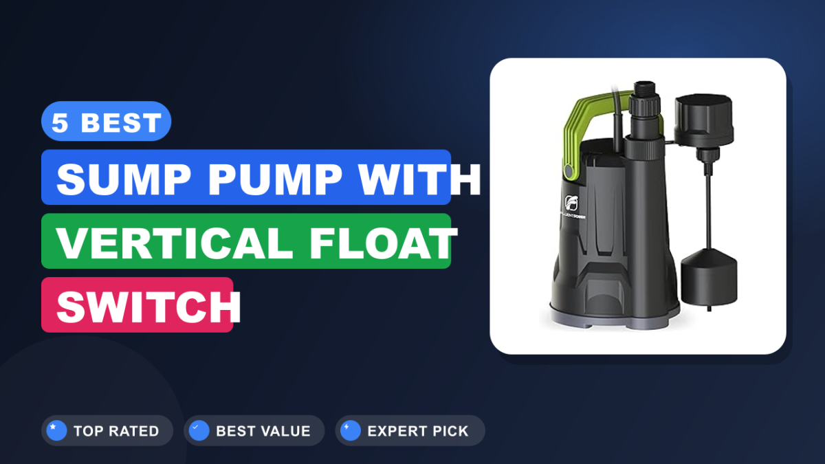 Swith Image 5 Best Sump Pump With Vertical Float Switch - Dryer Enthusiast