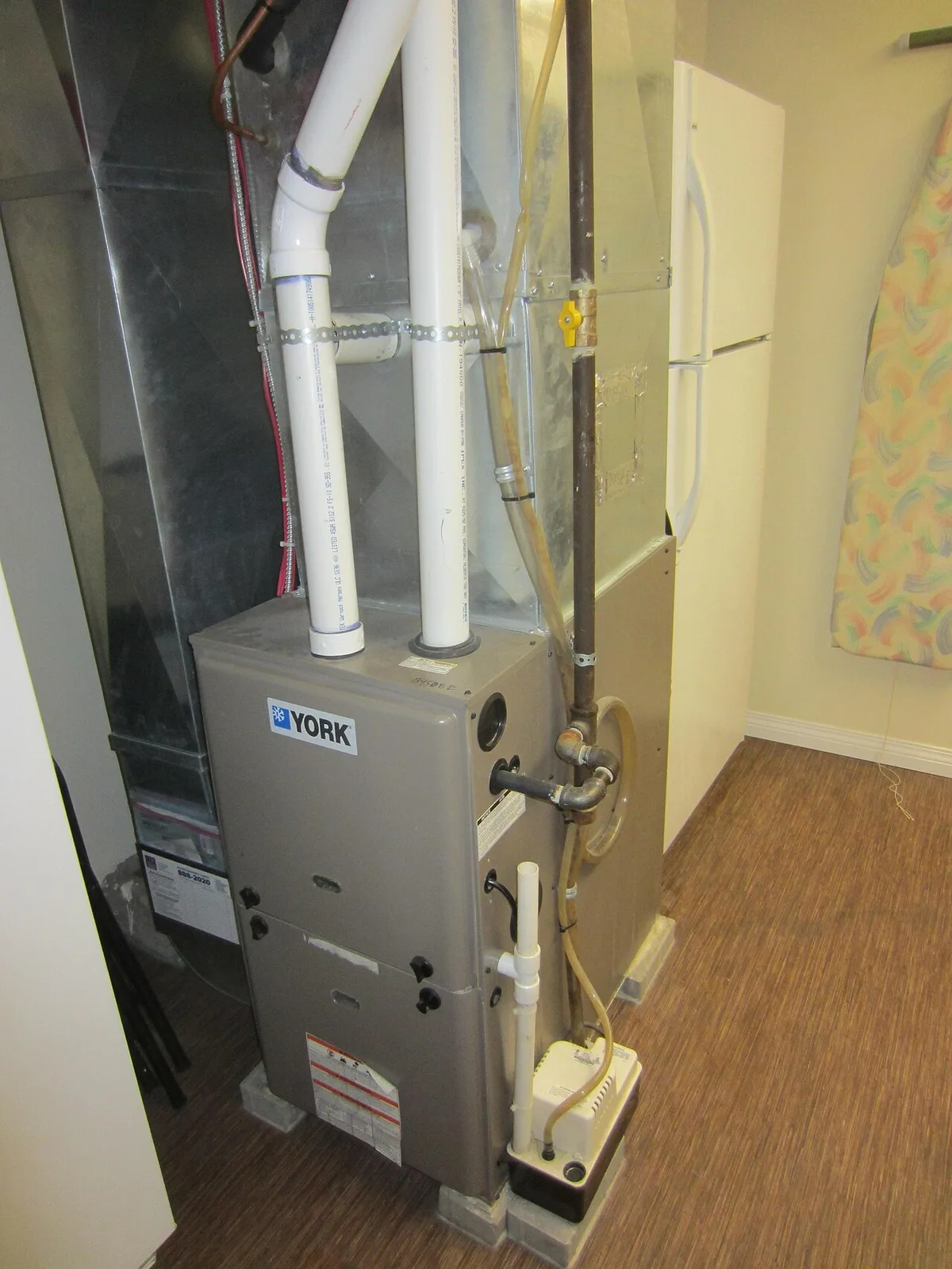 installing condensate drain line