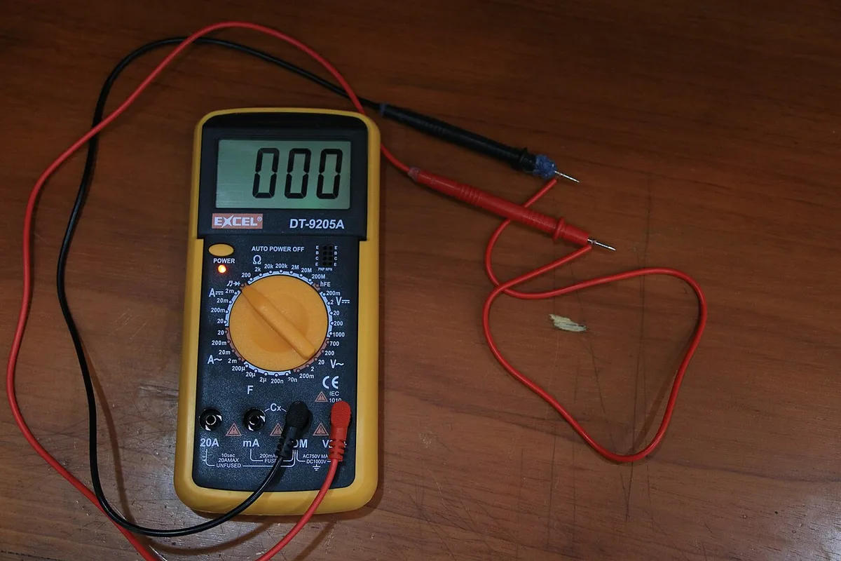 multimeter continuity test