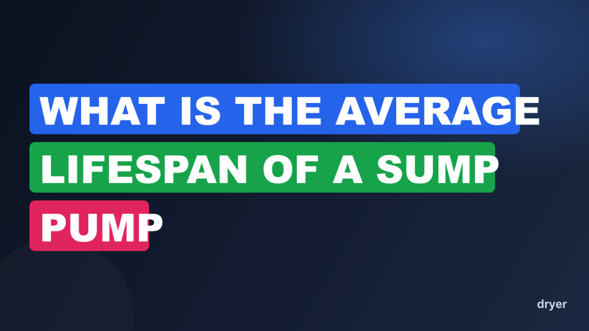 What Is the Average Lifespan of a Sump Pump